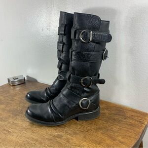 Aldo motorcycle style leather boots. Like new